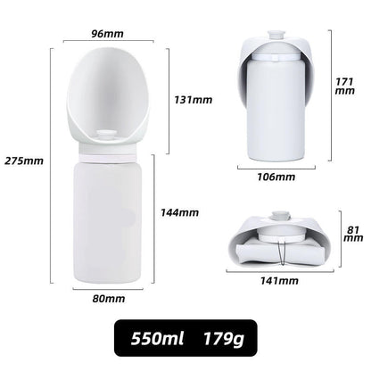 Foldable Pet Water Bottle 550ml