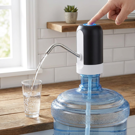USB Water Bottle Pump lifestyle clean