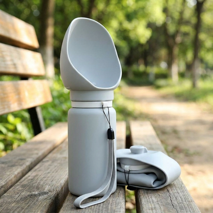 Foldable Pet Water Bottle lifestyle clean
