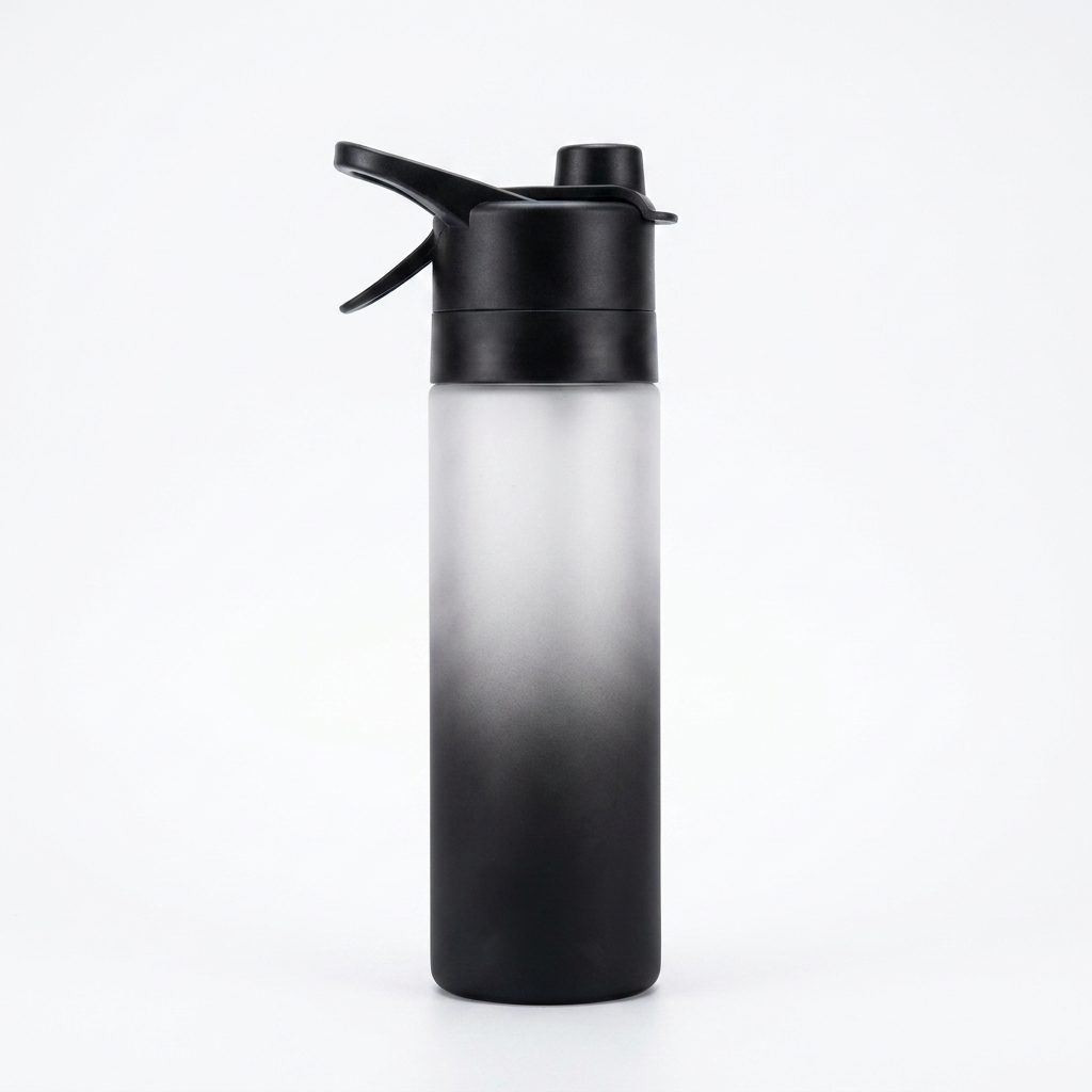 Spray Water Bottle - Black