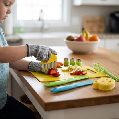 Kids Cooking Set lifestyle