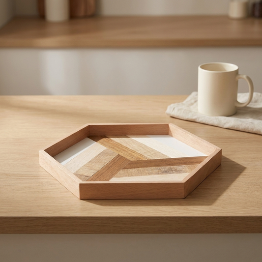 Wooden Cake & Serving Tray simple lifestyle