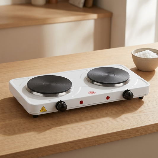 2-Burner Electric Hot Plate simple lifestyle