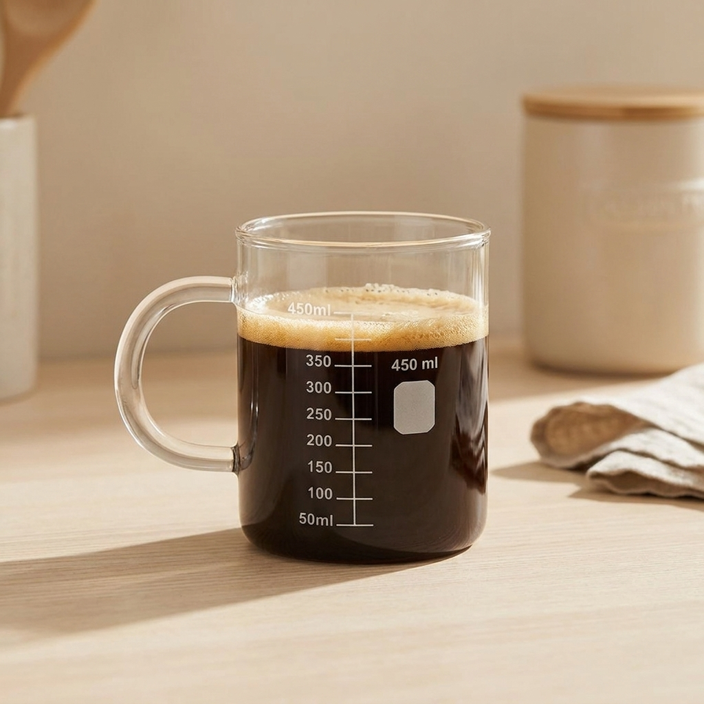 Borosilicate Glass Coffee Cup simple lifestyle
