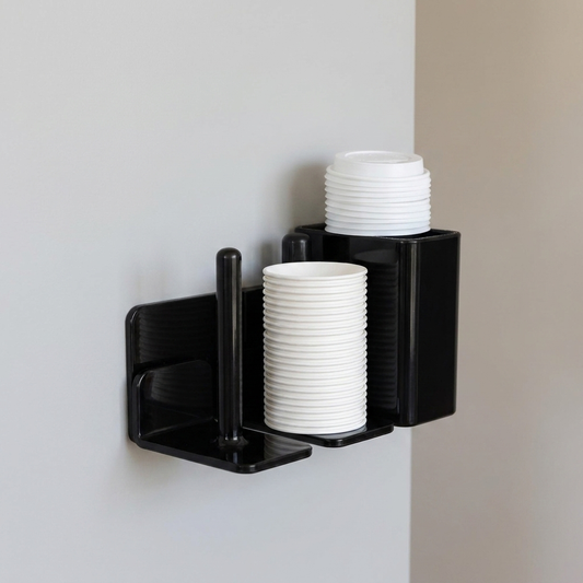 Side-Mounted Paper Cup & Lid Dispenser simple lifestyle v2